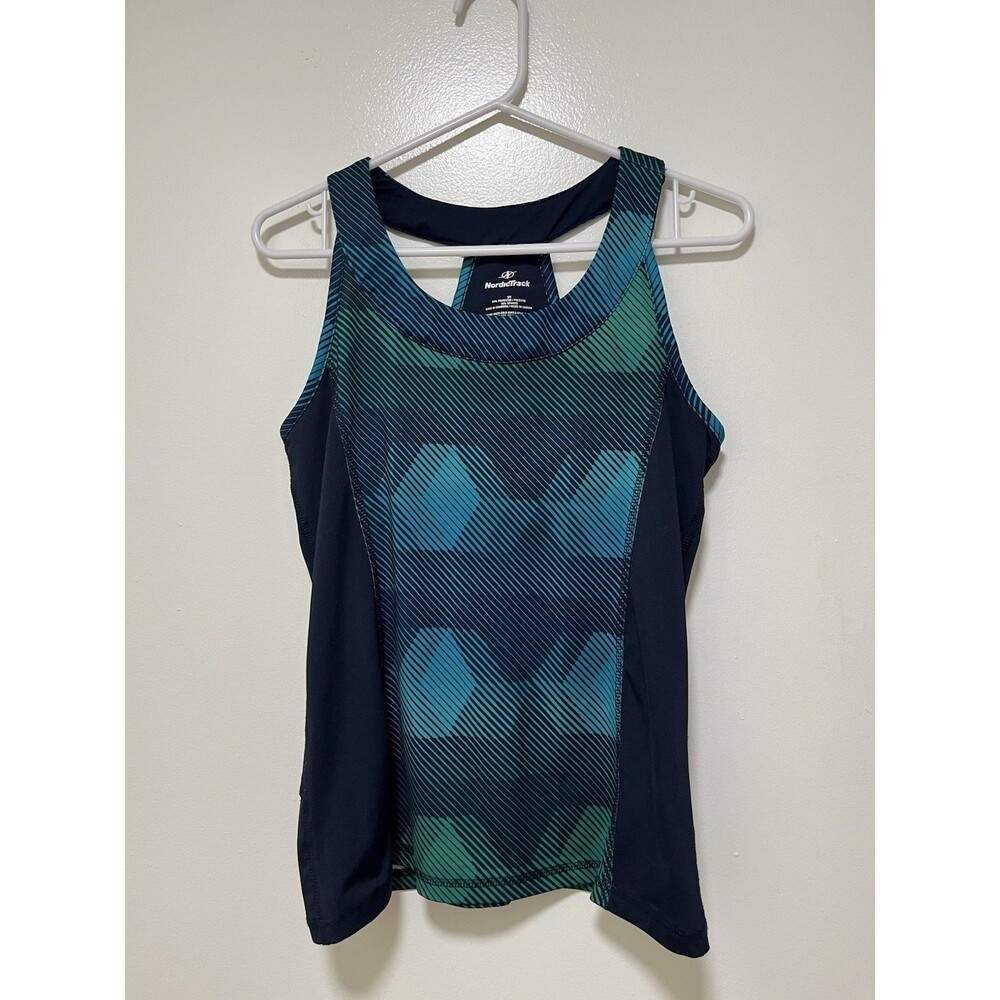 Nordictrack Racerback Tank Top Small Women’s Green Gym Workout Athletic